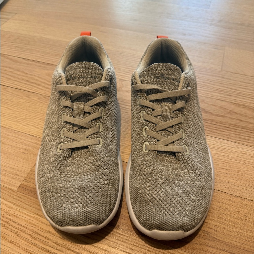 Peter Millar Men's Knit Sneakers - Tan and Orange